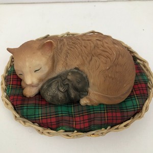 cat sleeping basket