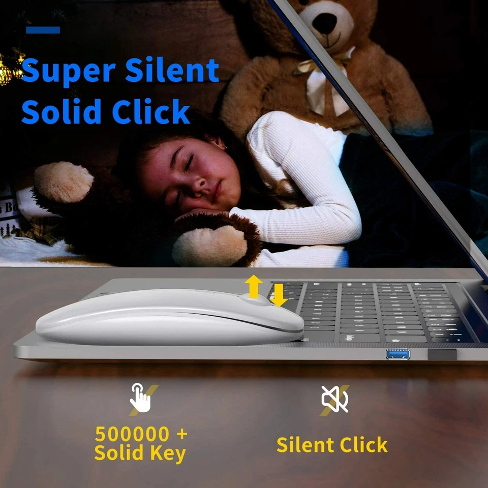 2.4 GHz Wireless Cordless Mouse Mice Optical Scroll For PC Laptop Computer + USB - Image 4 of 4