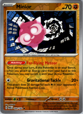 Pokemon - Minior 099/182 - Paradox Rift - Reverse Holo - NM/M