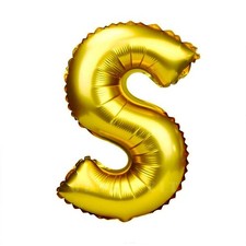 Glanzzeit 32 Inch Gold Foil Balloons Letter A to Z Number 0 to 9 Party Weddin...