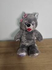 Build A Bear Violet The Wolf 25th Limited Edition Glitter 16" Great Wolf Lodge