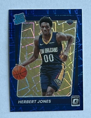 2021/22 Panini Donruss Optic, Herbert Jones, Blue Velocity Rated Rookie #157 