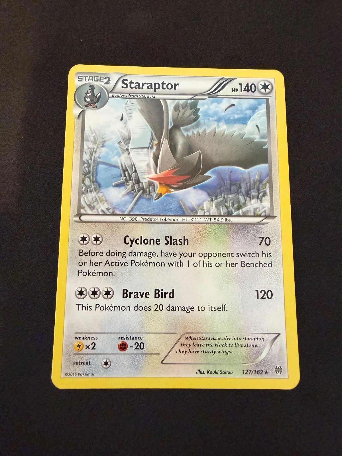 Staraptor 127/162 Rare BREAKthrough Pokemon Near Mint