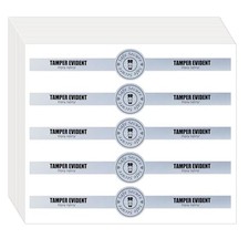 1x 9Inch Safe Secure Tamper Evident Seals 250 Pcs Safety Stickers for Dri