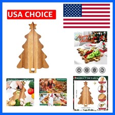 Wooden Christmas Kitchen Decor Acacia Wood Tree Cutting Charcuterie Boards