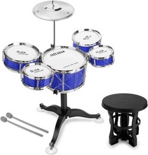 "Juego De Bateria Bateria De Juguete Para Niños Ninos Bombo Tambores Regalo TOP