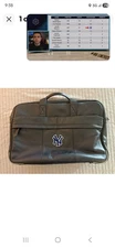 Danbury Mint MLB NY Yankees Brazilian All Leather CarryOn Overnight Bag VTG 1993
