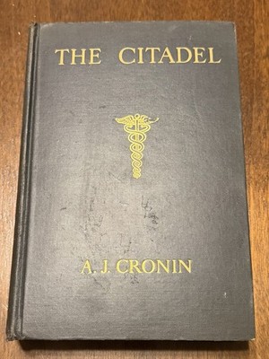 THE CITADEL Book By A.J. Cronin Copyright 1938 Hardcover - Excellent Condition