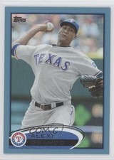 2012 Topps Wal-Mart Blue Border Alexi Ogando #301 0h3
