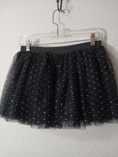 Claire's Tulle Tutu Skirt Womens S/M Black Ruffle Goth Dance Coquette Balletcore