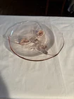 Vintage Pink 3 Footed Scallop Candy Dish – Depression Glass