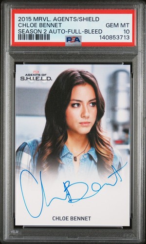 Marvel Agents of SHIELD Season 2 Chloe Bennet Agent Skye Autograph PSA 10 AUTO
