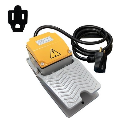 HimaPro Foot Control Switch Pedal ON Off Momentary Switch Deadman Style Alumi...