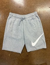 Nike Sportswear Sweat Shorts Mens Small Big Swoosh Logo Fleece Athletic Tech