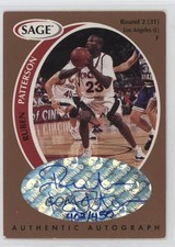 1998 SAGE Authentic Auto Bronze 402/450 Ruben Patterson #A39 Auto 1em1