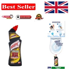 Power Plus 750ml Citrus Toilet Cleaner Gel - Eliminates 99.9% Germs Effectively 13.32 per litre