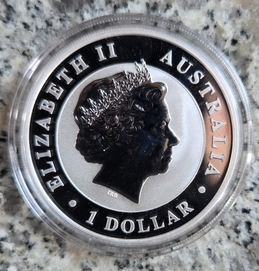 Australia 1 Dollar 2017 in Proof 1 oz. Fine Silver - Stock Horse - With Certificate,