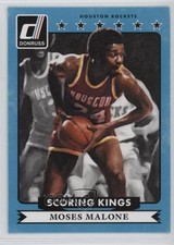 2014-15 Panini Donruss Scoring Kings Moses Malone #28 HOF gc7