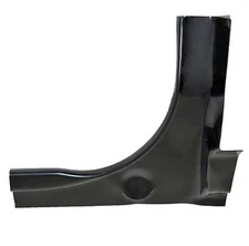 1967-68 Mustang; Lower Trunk Drip Rail Corner; Coupe Convertible; Passenger Side