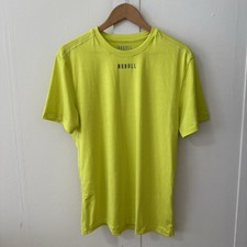NoBull Men's Short Sleeve Tee Shirt SZ M Gym Workout Performance Training
