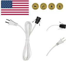 7110A Single Light Replacement Clip in Lamp Cord for Christmas Village House,...