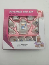 Vintage 13pc Porcelain Miniature Tea Set