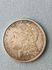 1896 Morgan Silver Dollar $1 - 90% Silver U.S. Moneta