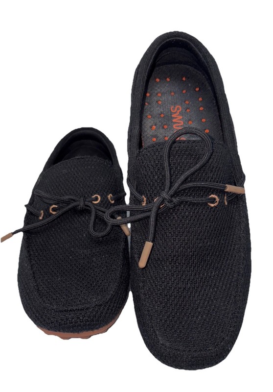 SWIMS Penny Loafers Boat Shoes Men's Size 7 black  Comfort Driving
