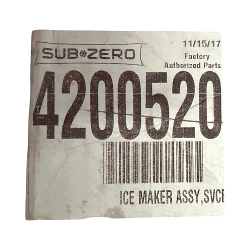 OEM Sub Zero Refrigerator Ice Maker 4200520