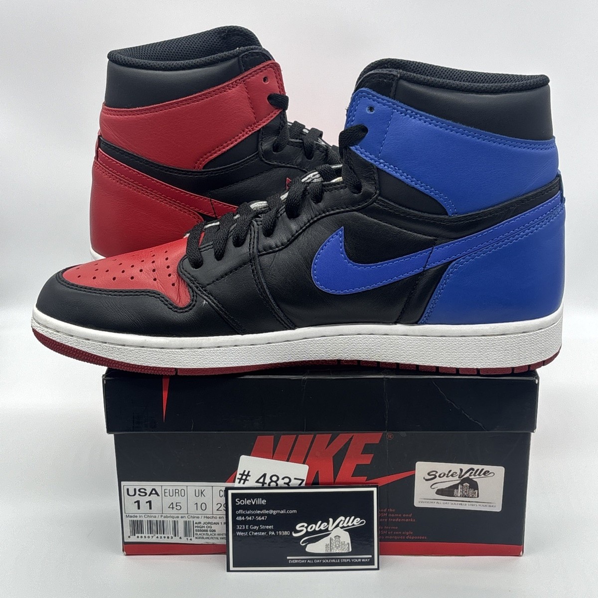 Size 11 - Jordan 1 Retro High OG Top 3 2016 888507429834| eBay
