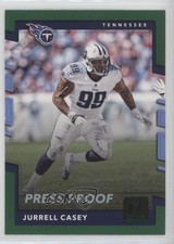 2017 Panini Donruss Press Proof Green Jurrell Casey #52 o6n