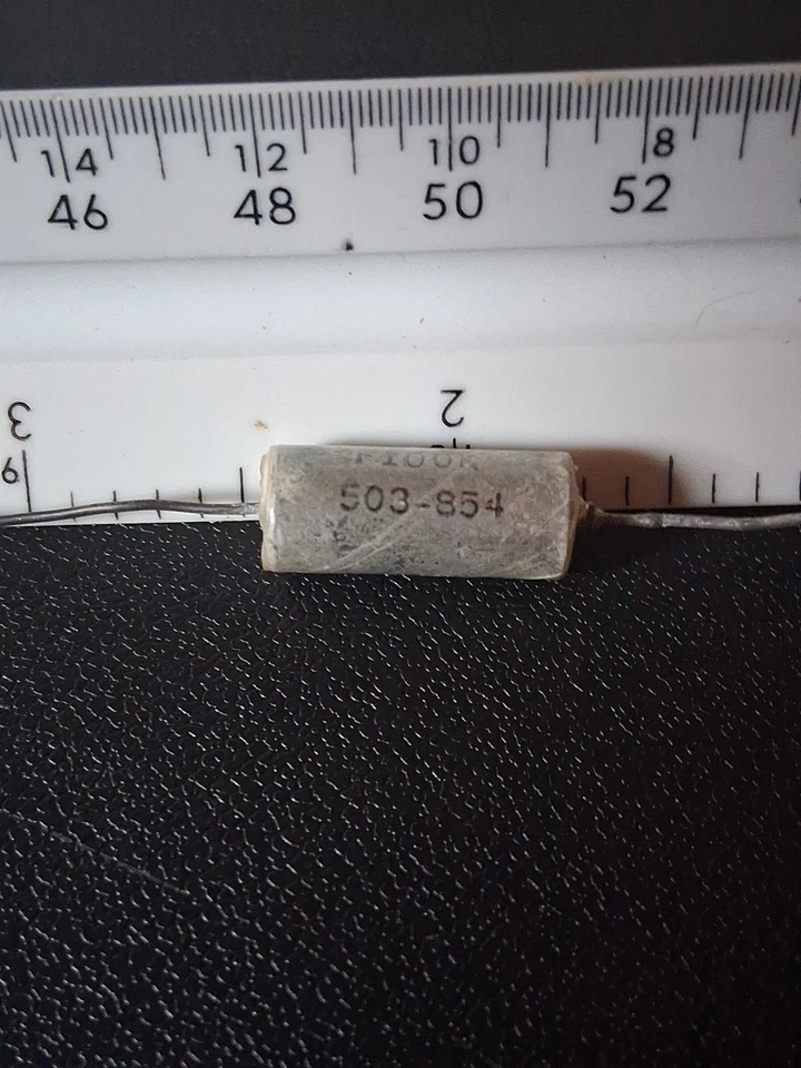 1 pieza NOS CONDENSADOR DE TÁNTALO GI+ CS13A F100K 503-854 Foto 2 de 3