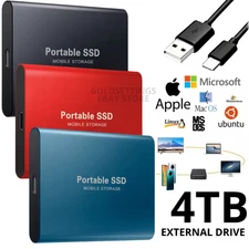 4TB/2TB Portable USB 3.0 External Memory Data Storage Device