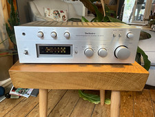 Technics SU-8044 Silver 2-Channel Integrated Amplifier 190W Class AB 6-In Phono