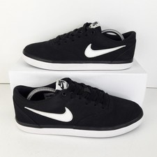 Nike Mens Trainers UK 7 Black White SB Check Solarsoft Skateboarding Skate Shoes