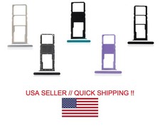 Samsung Galaxy A21 A215U A215T Single / Dual Sim Card Tray Holder OEM Phone Part