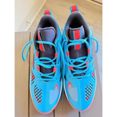 Adidas Pro N3XT 2021 mens 10.5 Basketball Shoe, Core /Vivid Red blue