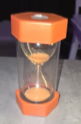 2 Minuten Sanduhr Sand Timer Orange Retro 