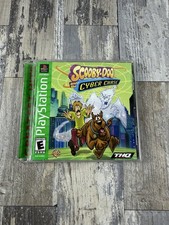 PS1 SCOOBY-DOO CYBER CHASE PLAYSTATION GREATEST HITS COMPLETE TESTED WORKING 