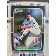 David Cone 1987 Donruss #502 - Kansas City Royals - Rookie Card RC - Pack Fresh. rookie card picture