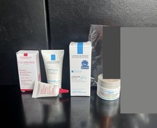 Mixed Skincare Sample Lot Clarins Peel La Roche Posay Cream Kiehl s Masque Minis