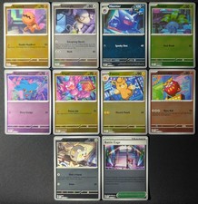 10x Set Pokemon Phantasmal Flames "Journey To The Battle Cage" Connecting Art