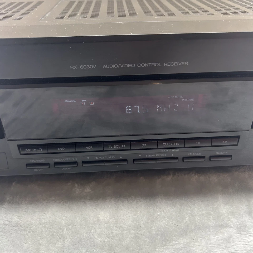 JVC RX-6030VBK Surround Stereo AM/FM Audio/Video Receiver - Image 2 of 4