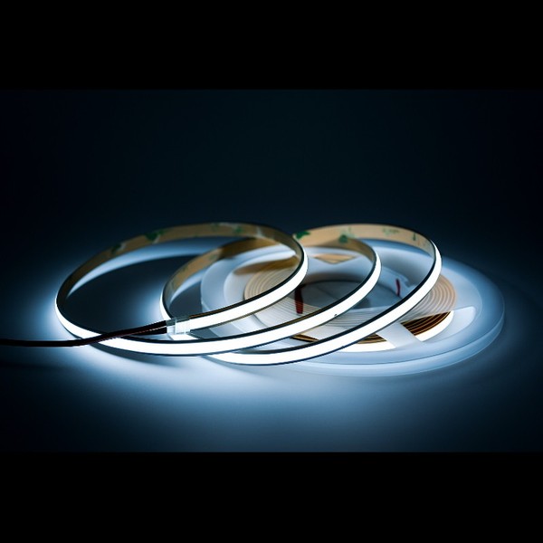 1M Cob Led Streifen 24V Frei KüRzbar 13W/M 1100Lm Kaltweiß 6000K IP66 CRI90 8Mm-image