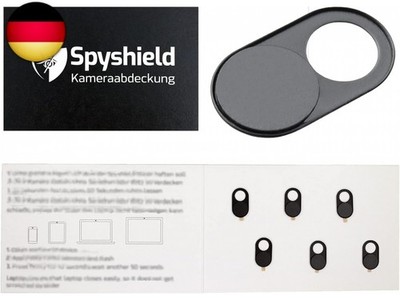 Spyshield 6X Kamera Abdeckung, Webcam Cover, Kamera Blocker für Smartphone,