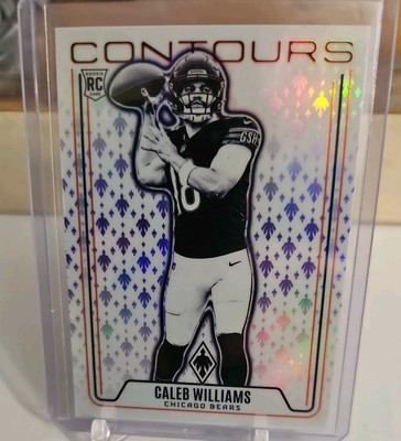 2024 Panini Phoenix Caleb Williams RC Contours Purple SP - Rookie
