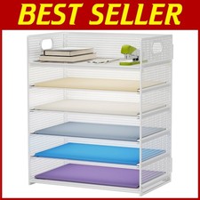 Portable Mesh Desk File Organizer