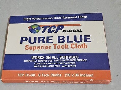 TCP Global Pure Blue Superior Tack Cloth 18 x 36 in