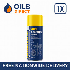 Mannol -  Lithium High Performance Clear Grease Lubricant Spray 9881 400ml