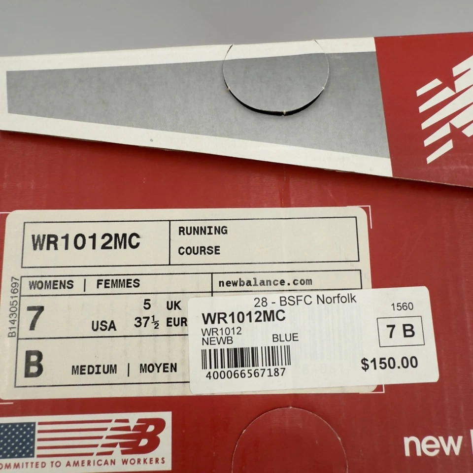 New Balance WR1012MC 1012 Motion Control White Mesh Running Shoes Women's US 7B - Image 2 of 4